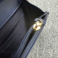 Chanel Leboy Chain Chevron Blue Caviar Cross Body Bag