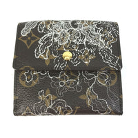 LOUIS VUITTON Trifold wallet M95396 Monogram canvas Brown Monogram Dantiel Portefeuille Elise Women Used Authentic