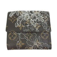 LOUIS VUITTON Trifold wallet M95396 Monogram canvas Brown Monogram Dantiel Portefeuille Elise Women Used Authentic