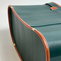 FENDI Vanity bag Leather / PVC Green x brown Pecan bag Women Used Authentic