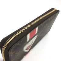 LOUIS VUITTON Long Wallet Purse M66553 Monogram canvas Brown Monogram China Run mens Used Authentic
