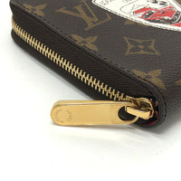 LOUIS VUITTON Long Wallet Purse M66553 Monogram canvas Brown Monogram China Run mens Used Authentic