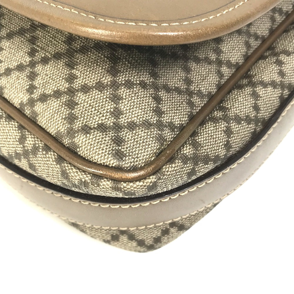 GUCCI Shoulder Bag 295679 PVC / Leather beige Crossbody bag Diamante mens Used Authentic