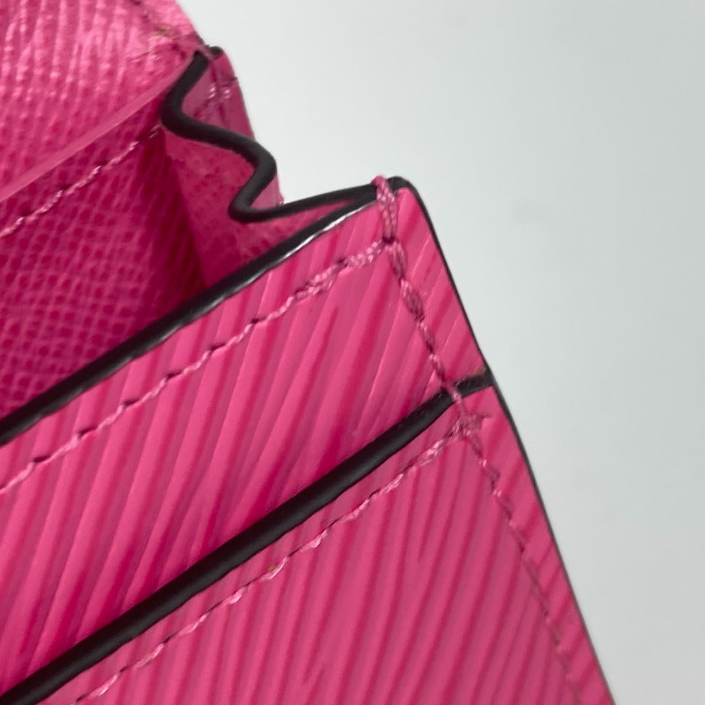 LOUIS VUITTON Card Case M69345 Epi Leather pink epi pass case pass case Twist Shrutikukart S Women Used Authentic