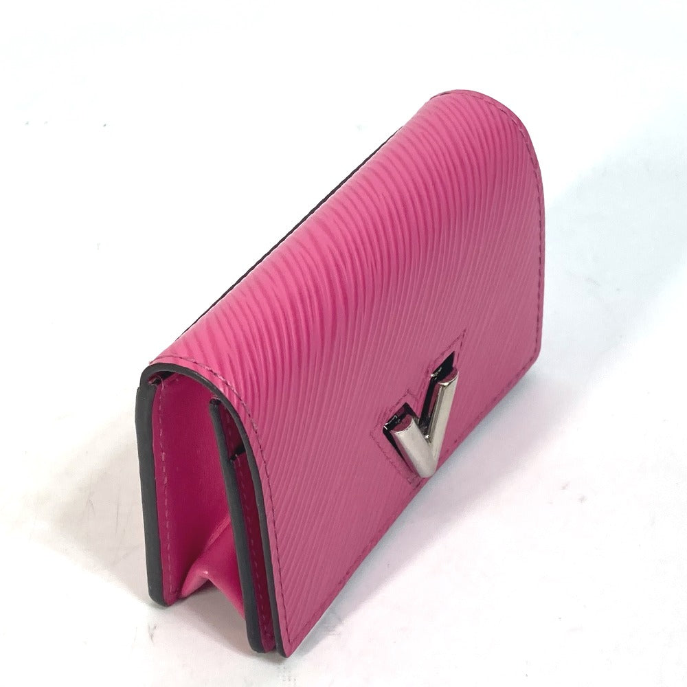 LOUIS VUITTON Card Case M69345 Epi Leather pink epi pass case pass case Twist Shrutikukart S Women Used Authentic
