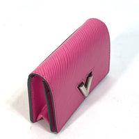 LOUIS VUITTON Card Case M69345 Epi Leather pink epi pass case pass case Twist Shrutikukart S Women Used Authentic