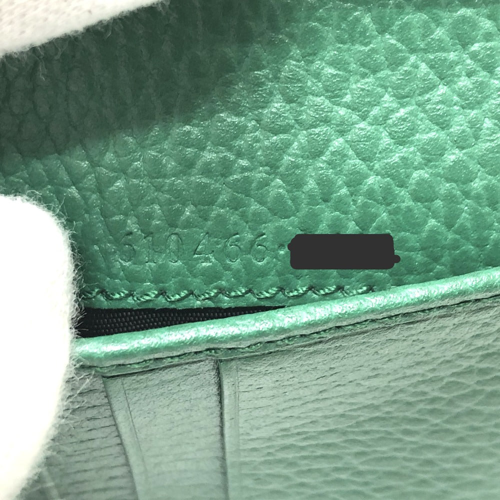 GUCCI Folded wallet 610466 leather black Interlocking G