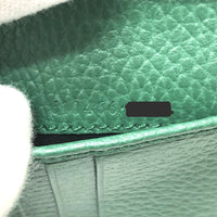 GUCCI Folded wallet 610466 leather black Interlocking G