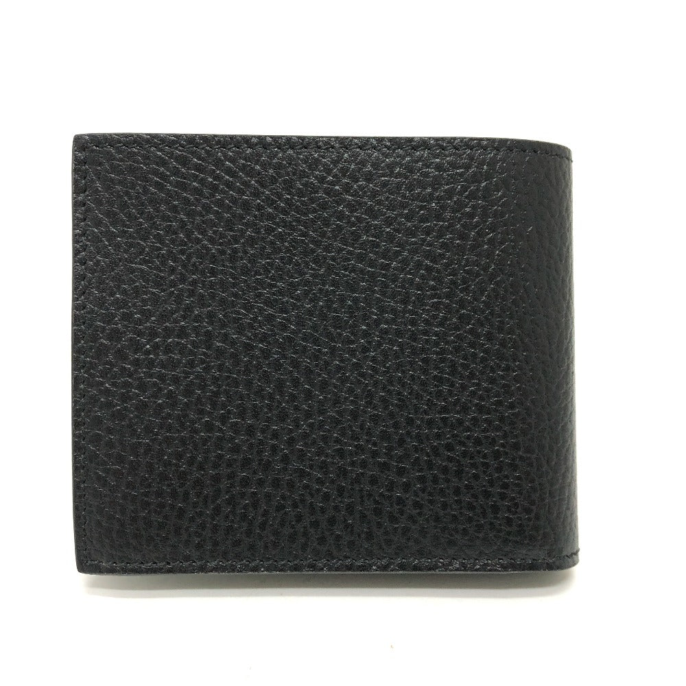 GUCCI Folded wallet 610466 leather black Interlocking G