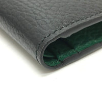 GUCCI Folded wallet 610466 leather black Interlocking G