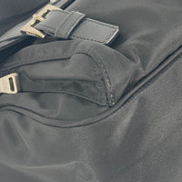 PRADA Shoulder Bag BT0713 Nylon black Triangle logo plate Cross body mens Used Authentic