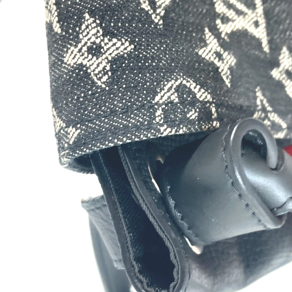 LOUIS VUITTON Shoulder Bag M45971 Monogram denim, leather black Monogram denim Busus Tokyo unisex(Unisex) Used Authentic