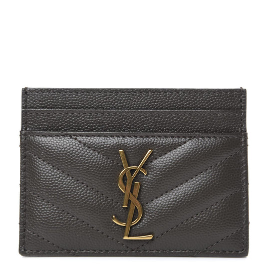 YSL Card Case (grey)