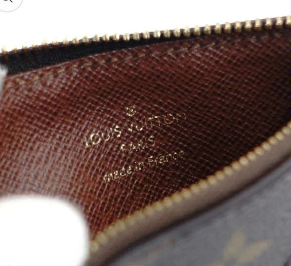 LV Monogram Zipped Romy Card Holder
