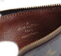LV Monogram Zipped Romy Card Holder