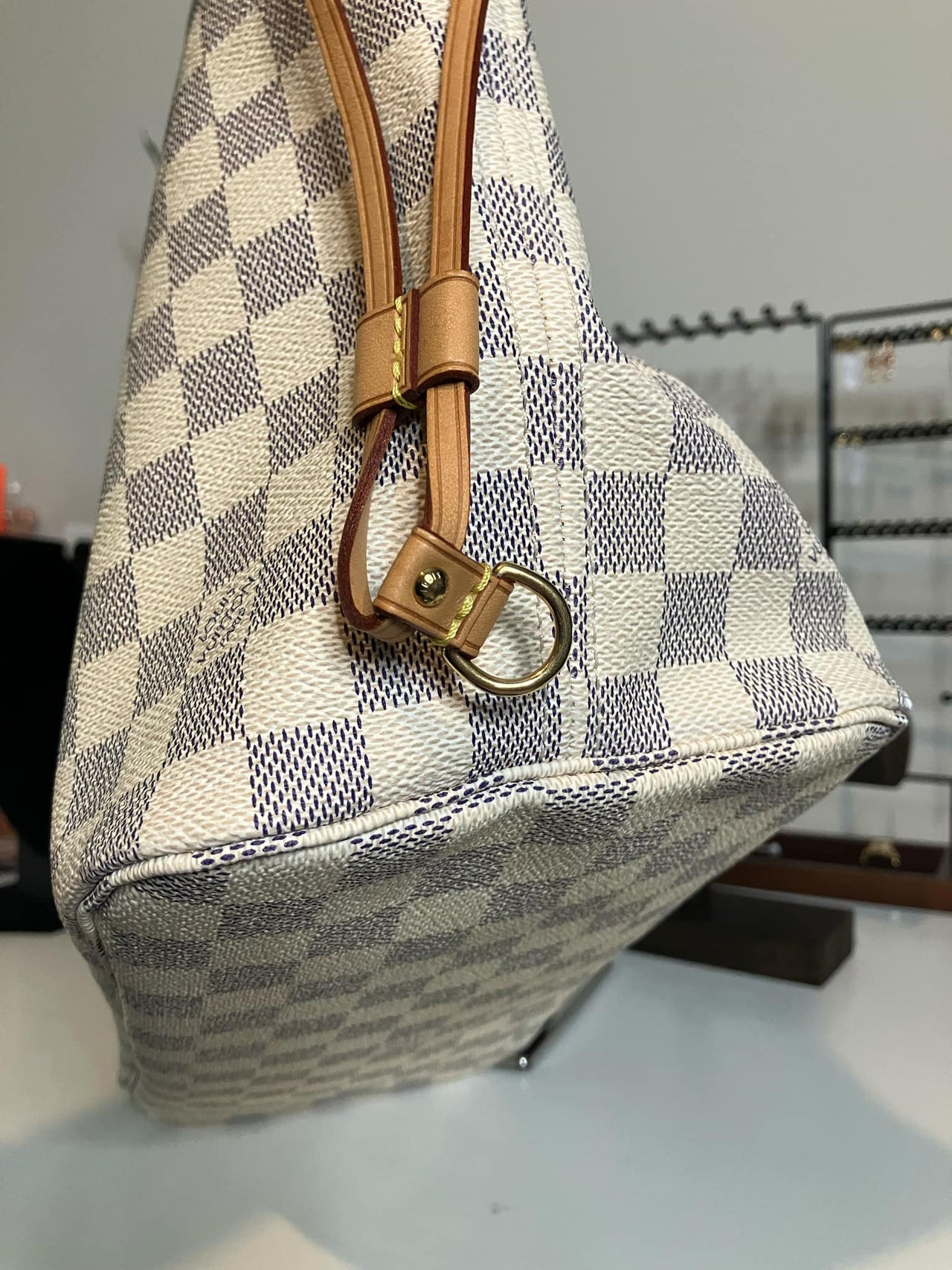 LV Neverfull Azur MM