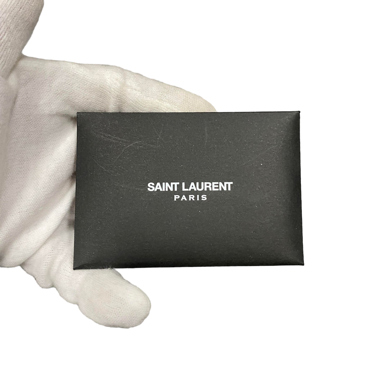 YSL Card Holder Beige