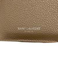 YSL Card Holder Beige