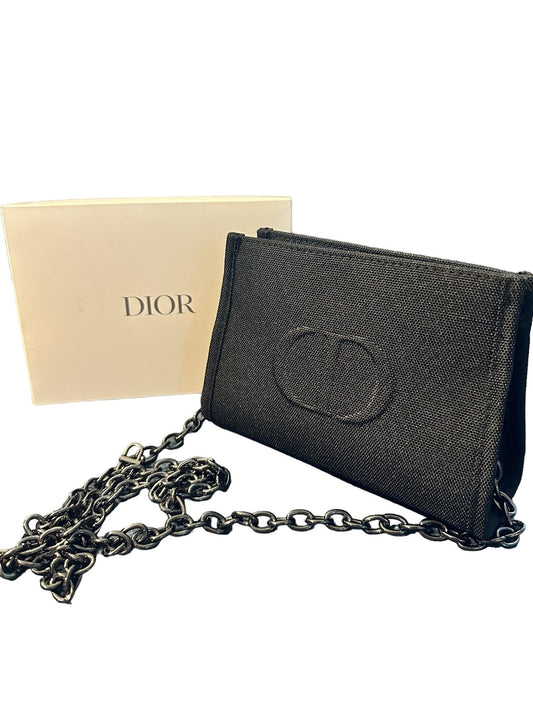 Upcycle Dior Beauty Pouch - Black