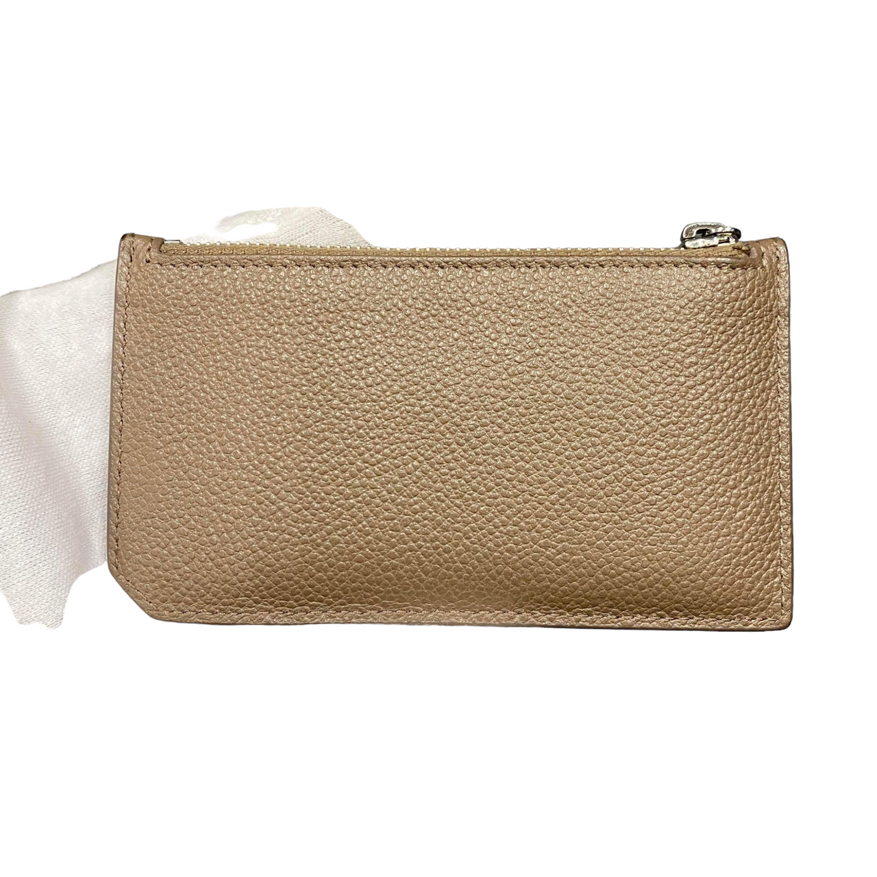 YSL Card Holder Beige