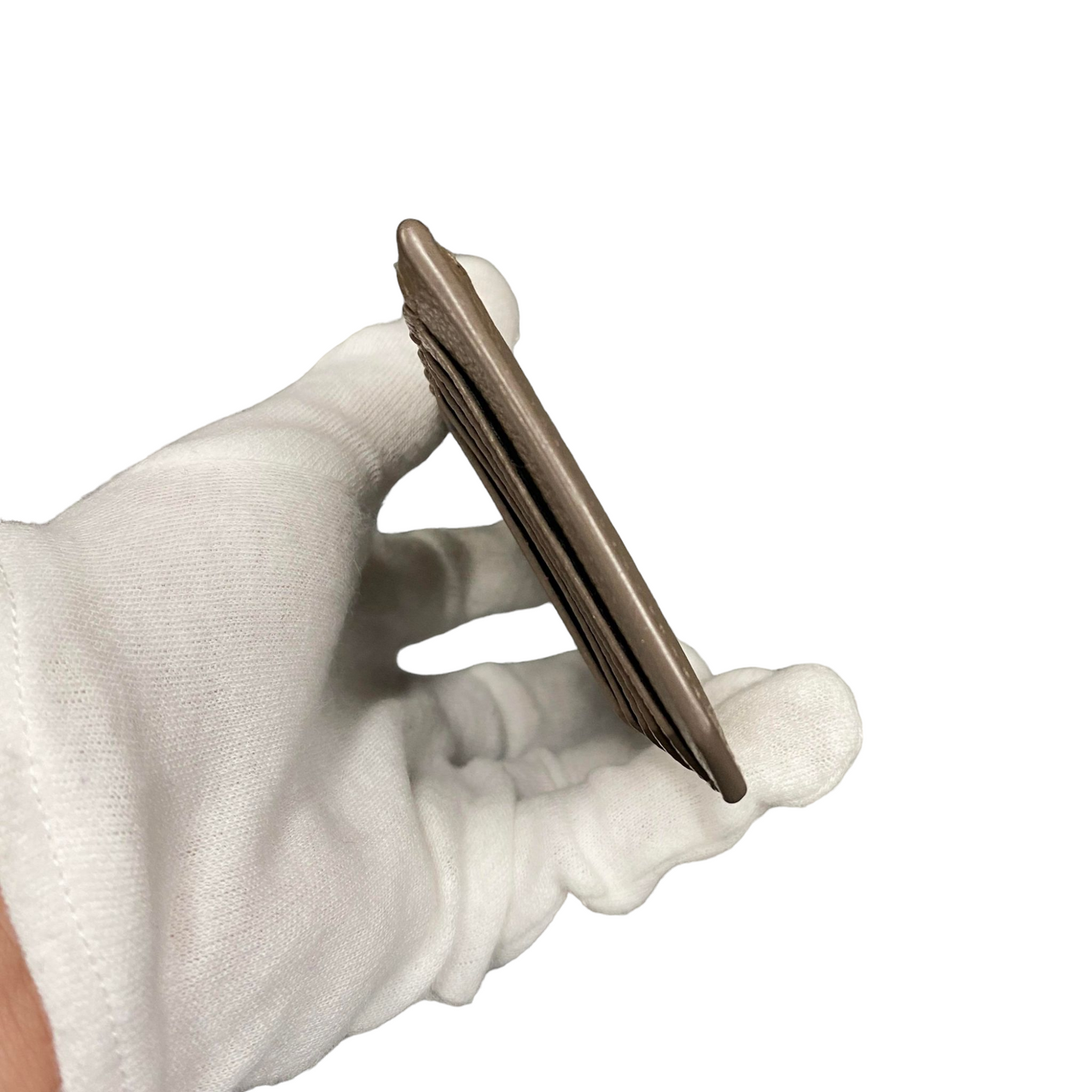YSL Card Holder Beige
