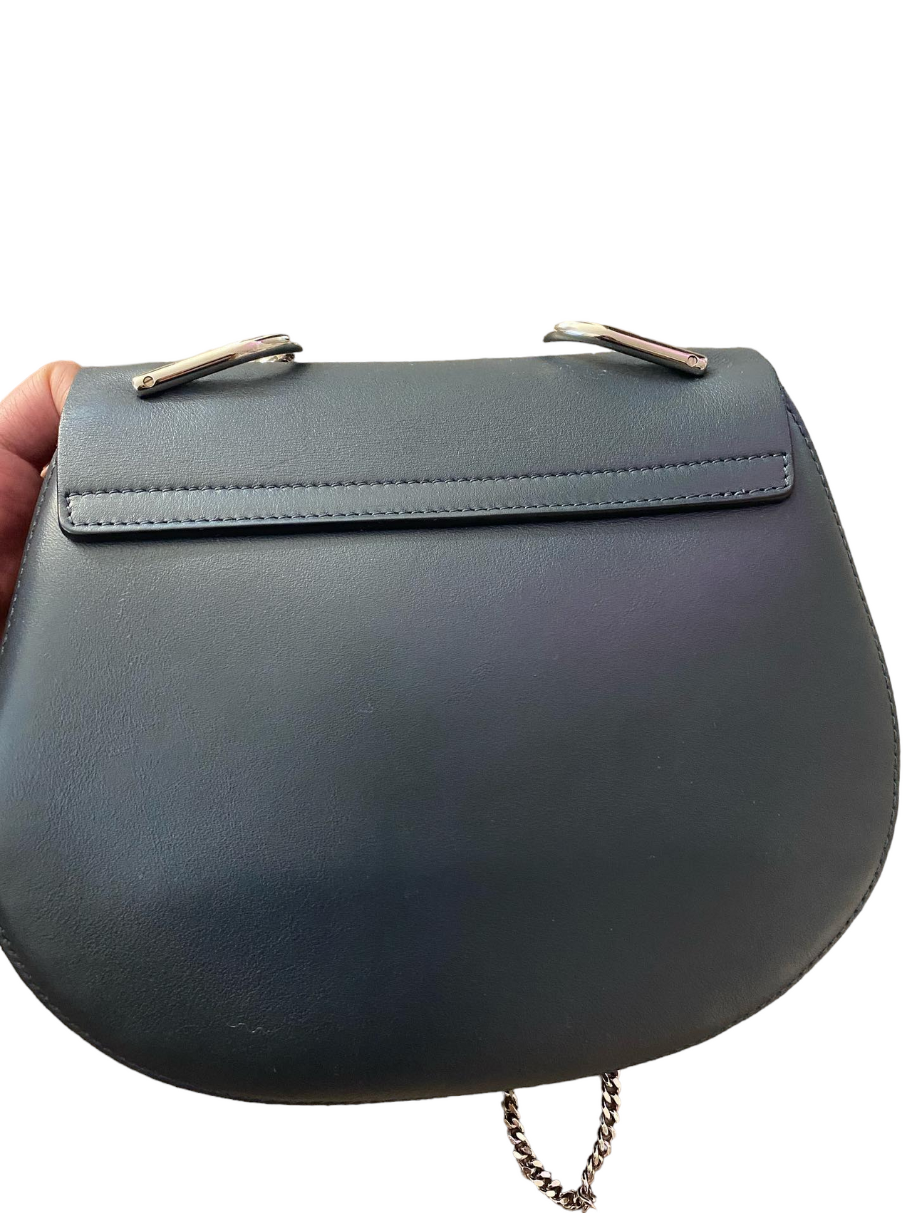 Chloe Suede Calfskin Mini Drew Shoulder Bag