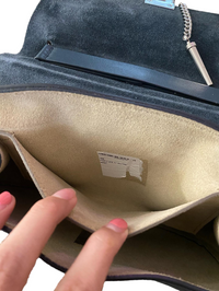 Chloe Suede Calfskin Mini Drew Shoulder Bag
