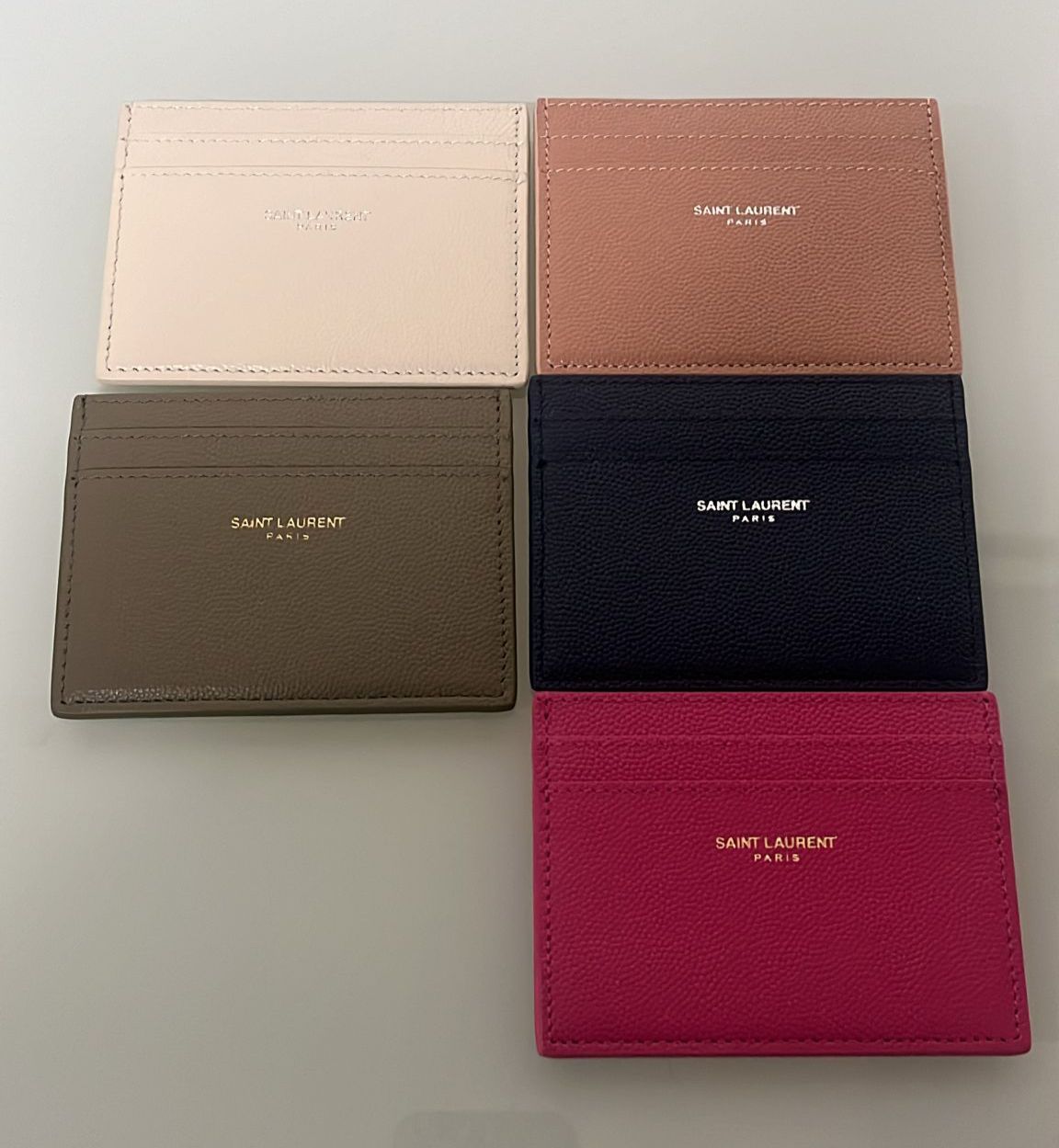 YSL Card Holder color