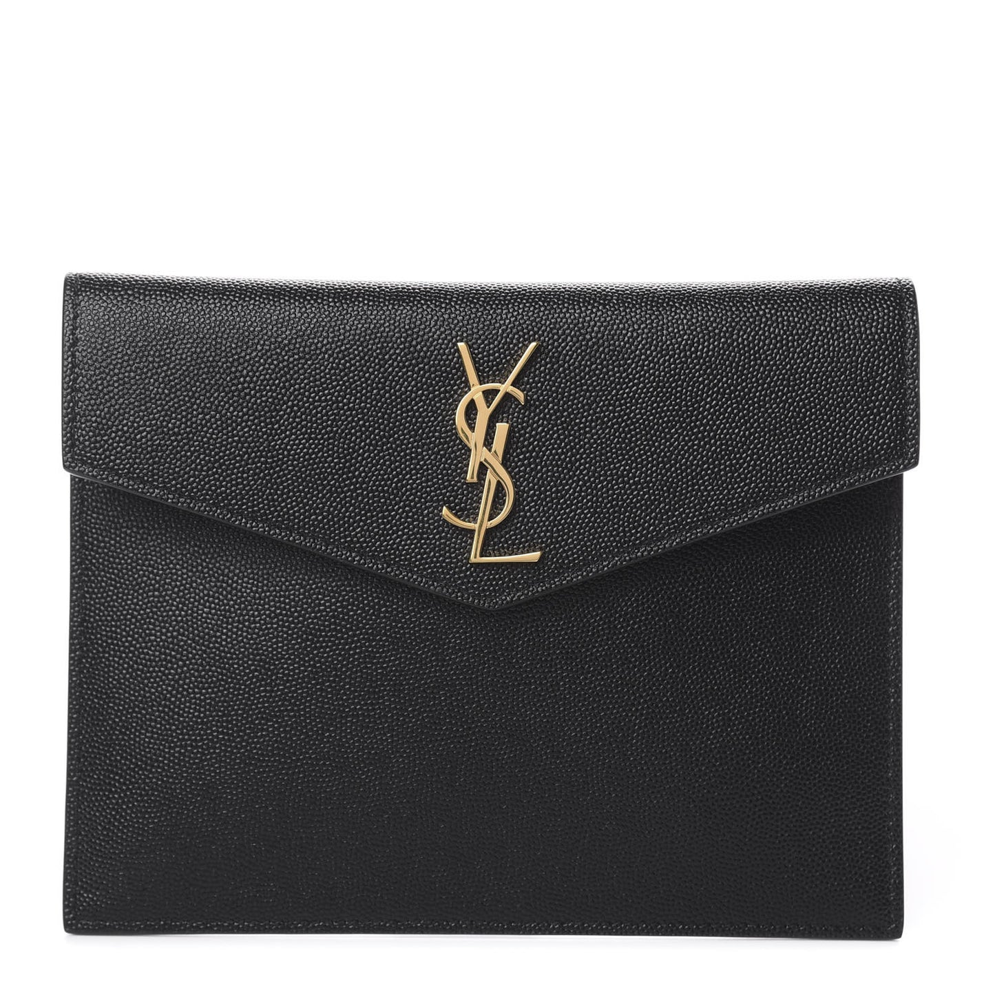 YSL Uptown Pouch In Grain De Poudre