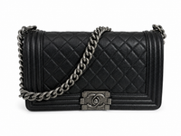 Chanel Boy Bag medium Ruthenium Hardware