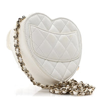 Chanel Lambskin Quilted CC In Love Heart