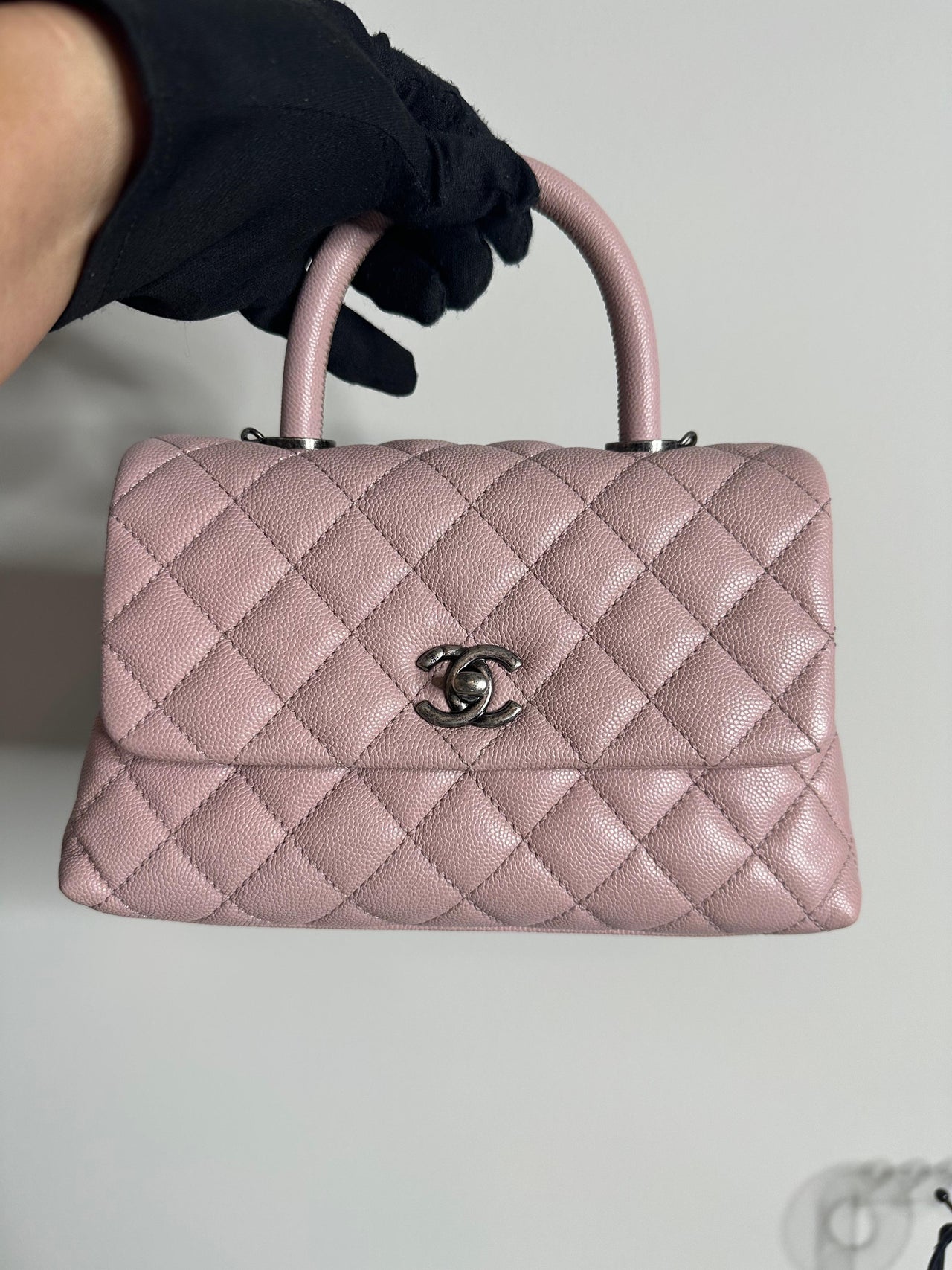 Chanel Coco handle Series 20 ruthenium hardware fullset