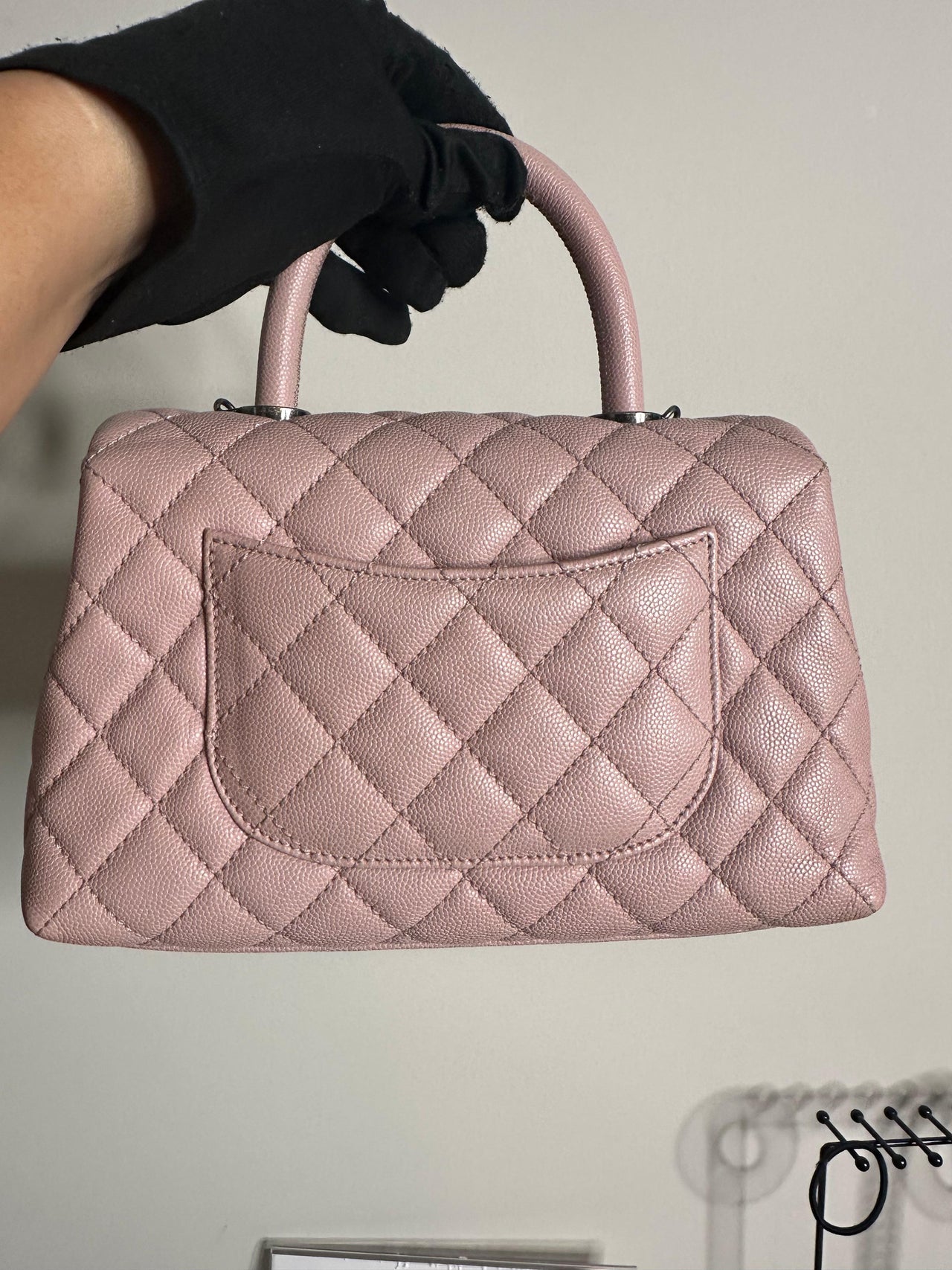 Chanel Coco handle Series 20 ruthenium hardware fullset