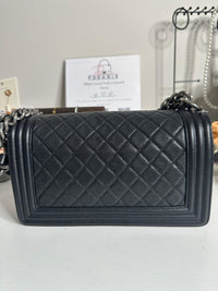 Chanel Boy Bag medium Ruthenium Hardware