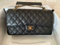 Chanel Classic Medium GHW Holo23 Black Caviar