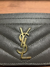 YSL Card Case (grey)