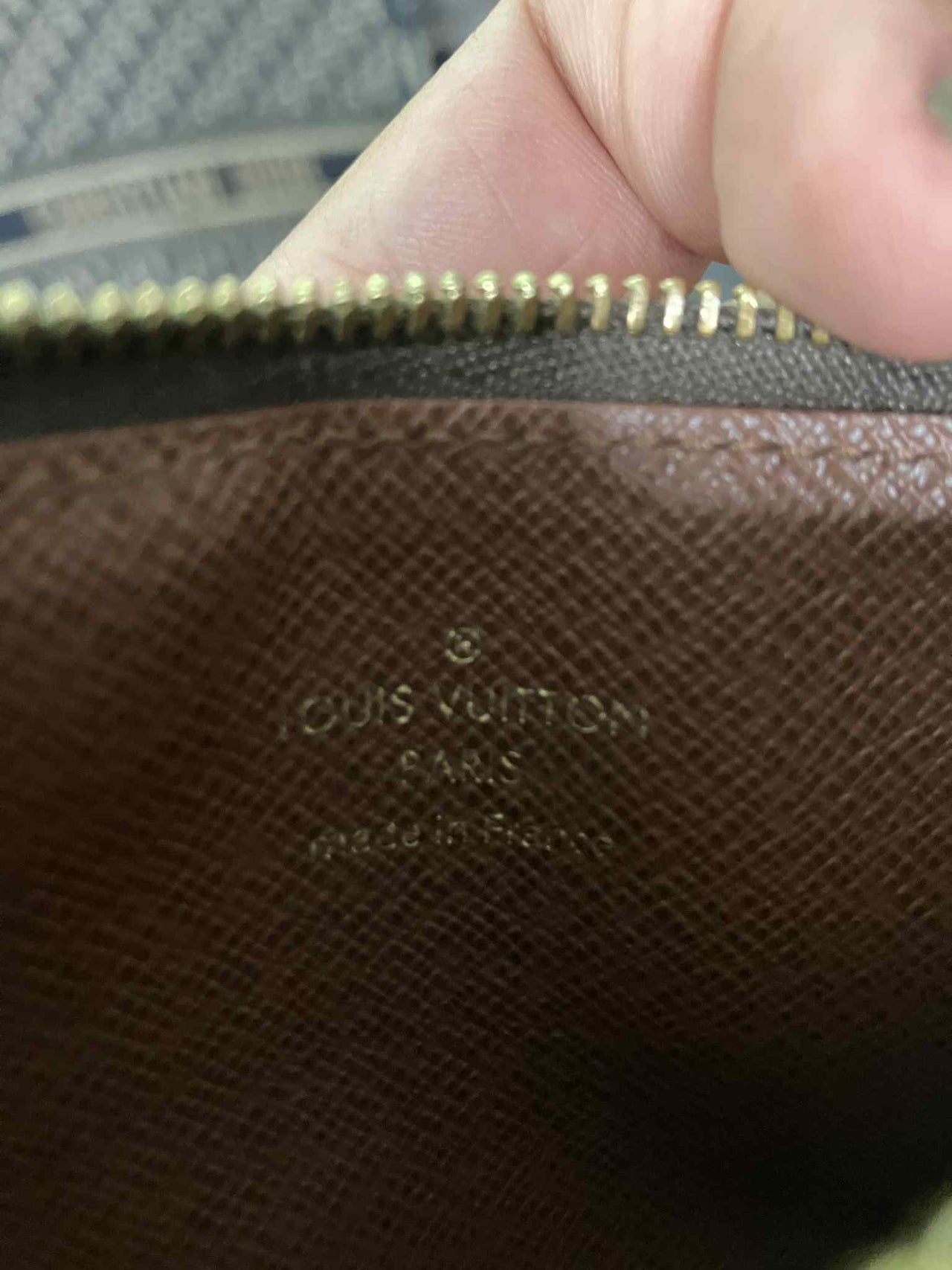 LV Monogram Zipped Romy Card Holder