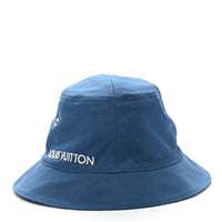 LV Monogram Denim Transformable Bob Bucket Hat 58 Blue