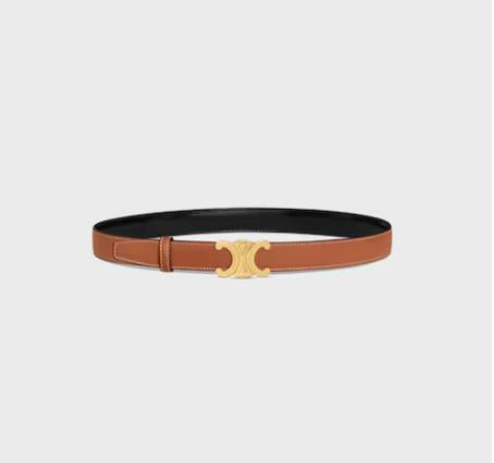 Celine Belt Reversible Black and Brown