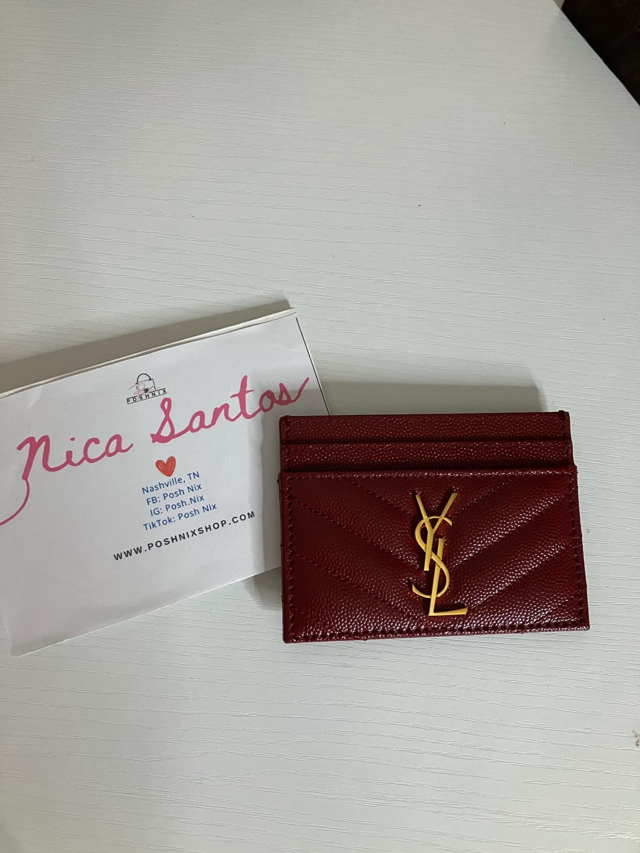 YSL Card Holder