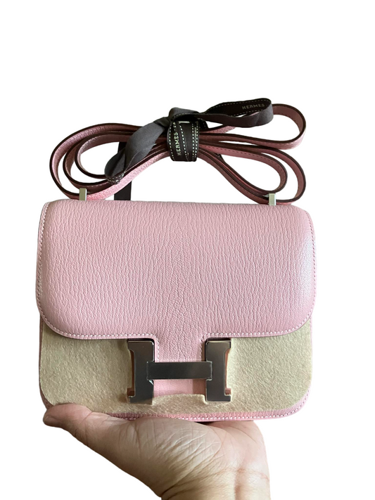 Hermes Constance 18 Swift Sakura Pink