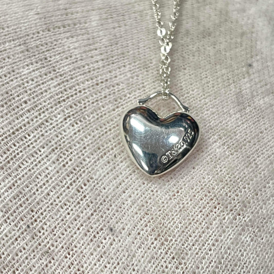 Tiffany Silver Necklace-heart