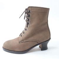 HERMES boots leather Brown Women 36 1/2 Used Authentic