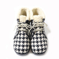 GUCCI boots Bore Black x Ivory Women 37 Used Authentic
