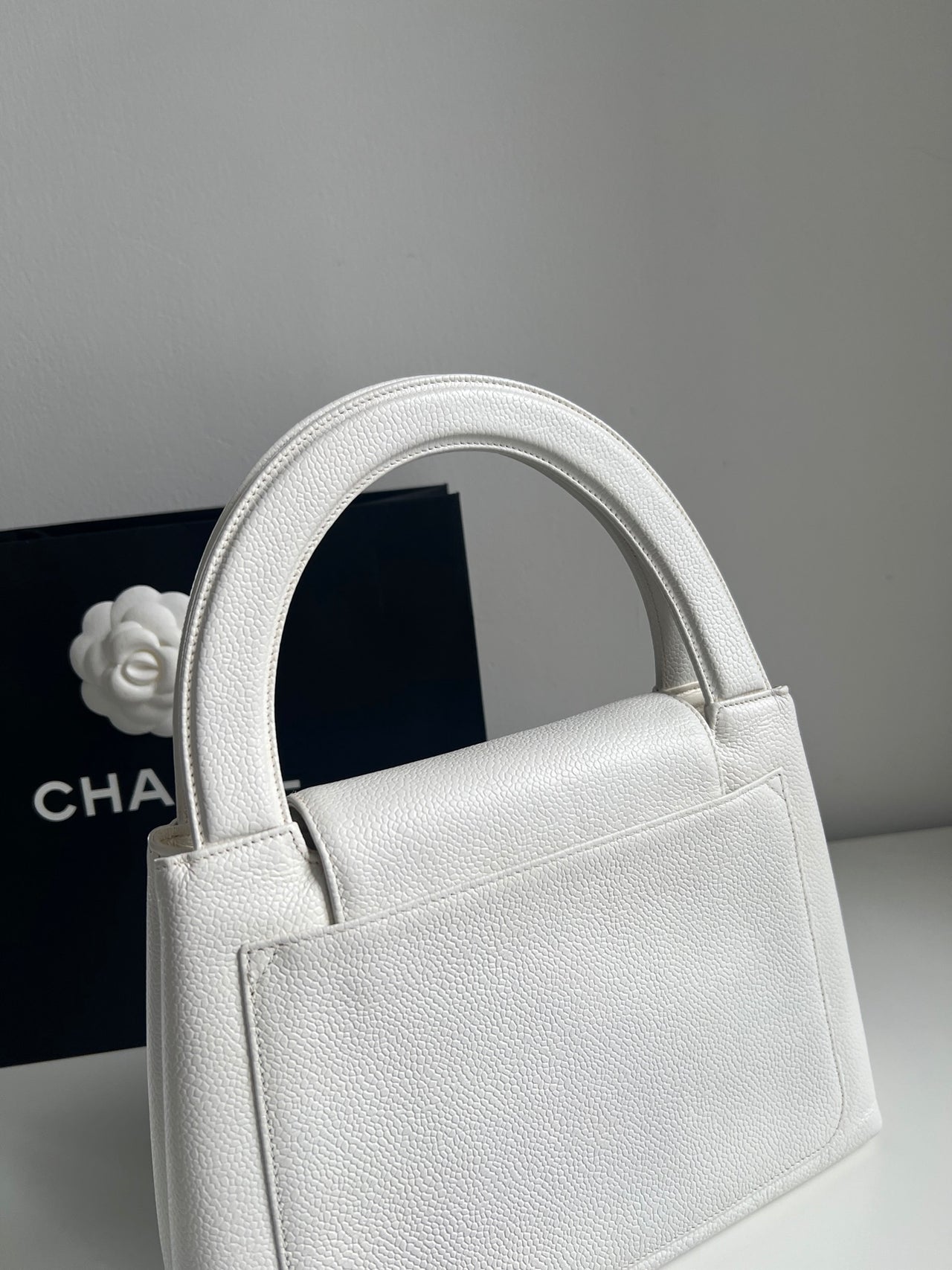 CHANEL Black & White Panda Kelly 5 Bag