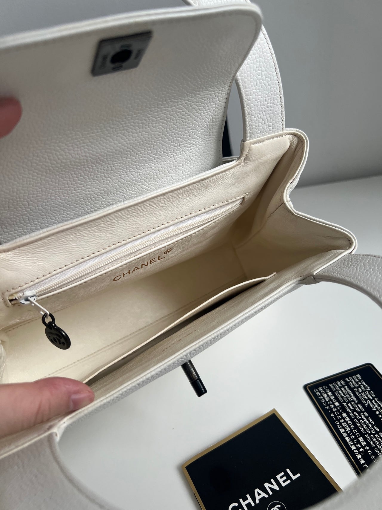 CHANEL Black & White Panda Kelly 5 Bag