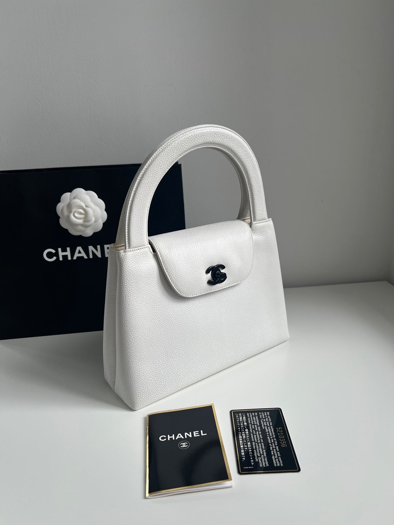CHANEL Black & White Panda Kelly 5 Bag