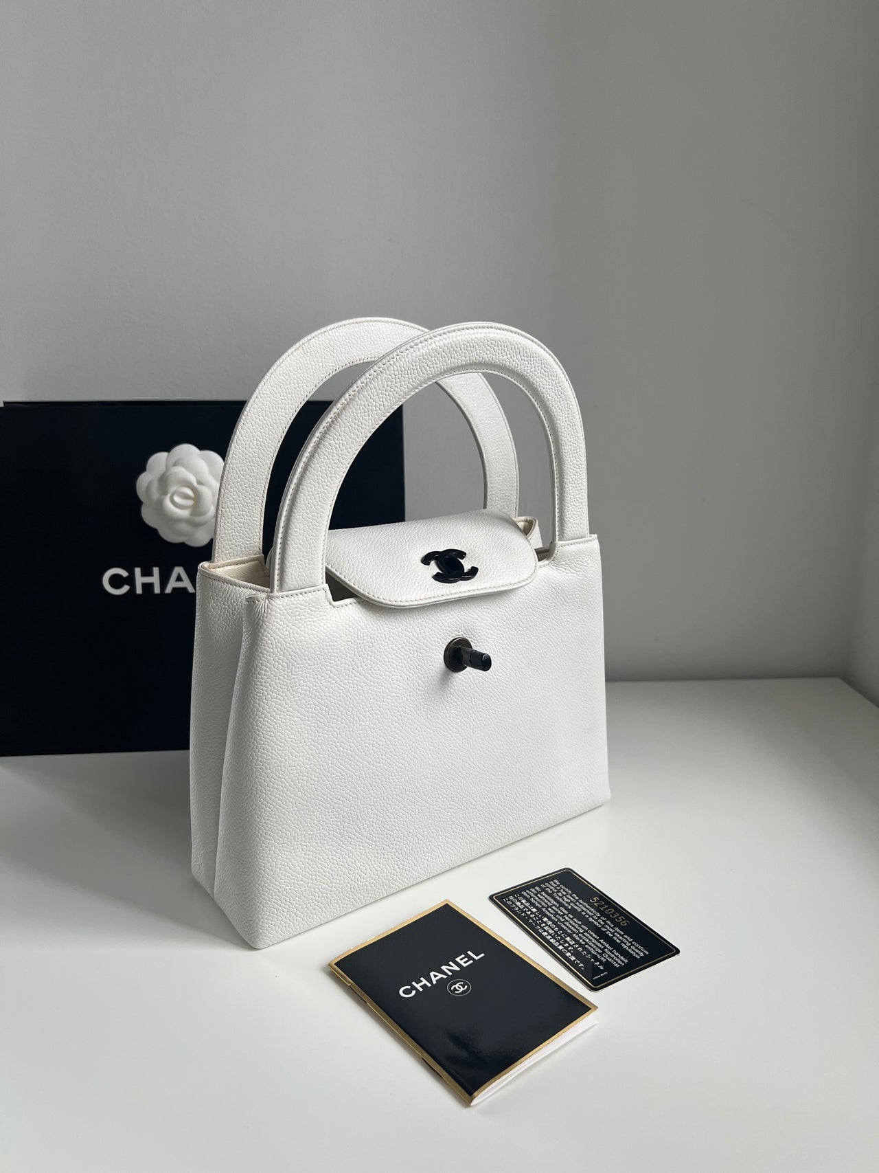 CHANEL Black & White Panda Kelly 5 Bag