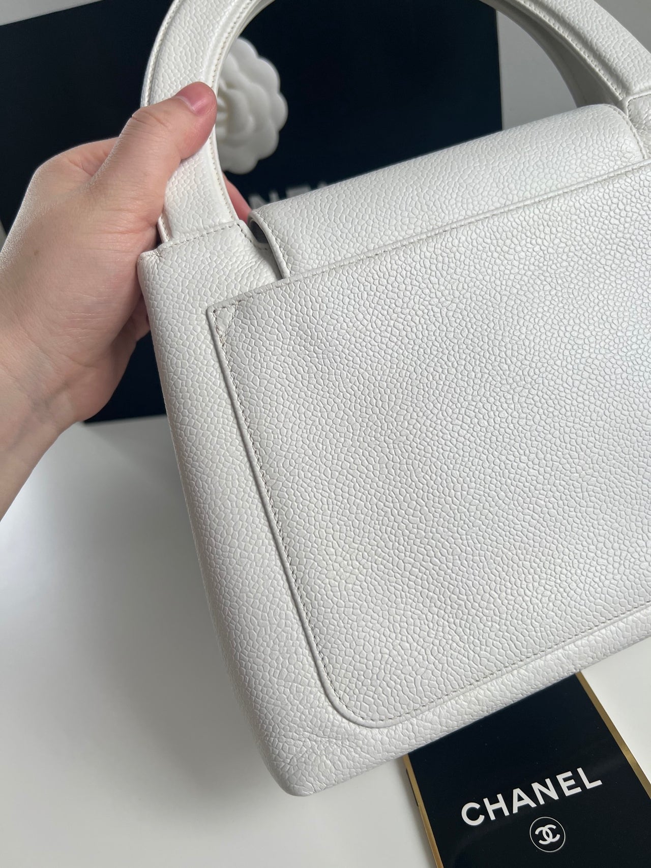 CHANEL Black & White Panda Kelly 5 Bag