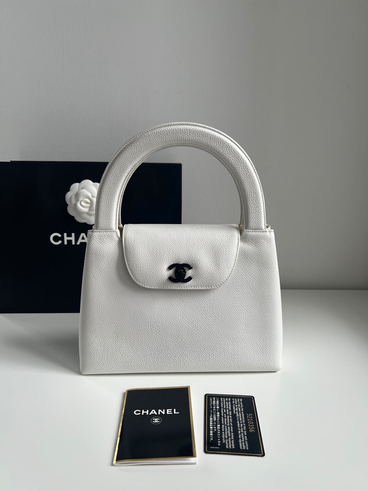 CHANEL Black & White Panda Kelly 5 Bag